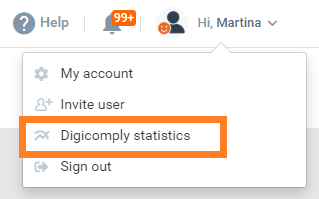 Digicomply statistics